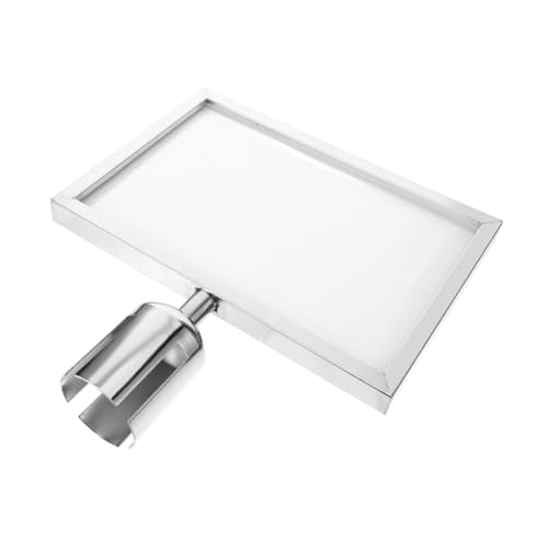 DIKACA Billboard Guide Bar Beiträge Zaun montieren drinnen Stützenschildrahmen Schilderrahmen für Rungengurtpfosten Metallpfosten-Schilderhalter ein Rahmen Zeichen Rostfreier Stahl Silber DIKACA Billboard Guide Bar Beiträge Zaun montieren drinnen Stützenschildrahmen Schilderrahmen für Rungengurtpfosten Metallpfosten-Schilderhalter ein Rahmen Zeichen Rostfreier Stahl Silber von DIKACA