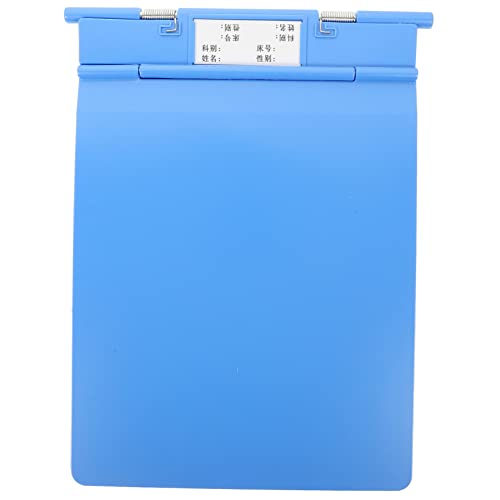 DIKACA Fall Ordner Pflegeklemme Pflegeklemmbrett Zubehör für Krankenschwestern Bindemittel falten schreibtafel buchstabentafel Schreibbrett clipboard Klemmbretter Zwischenablage Abs Blue von DIKACA