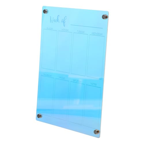 DIKACA Magnetischer Schreibplan Tagesplanungstafel Für Die Küche Tischplatte Beschreibbare Tafel Wochenplaner Whiteboard Trocken Abwischbare Tafel Whiteboard Radiergummi LED DIKACA Magnetischer Schreibplan Tagesplanungstafel Für Die Küche Tischplatte Beschreibbare Tafel Wochenplaner Whiteboard Trocken Abwischbare Tafel Whiteboard Radiergummi LED von DIKACA