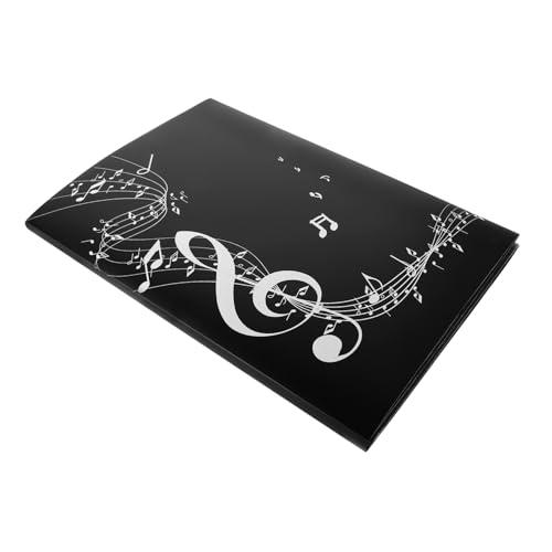 DIKACA Notenmappe: 6-seitiger Erweiterbarer Notenordner Für Klavier Und Orchester, Robuster Organizer Im A4-format Für Notenblätter Und Notizen, Schwarz DIKACA Notenmappe: 6-seitiger Erweiterbarer Notenordner Für Klavier Und Orchester, Robuster Organizer Im A4-format Für Notenblätter Und Notizen, Schwarz von DIKACA