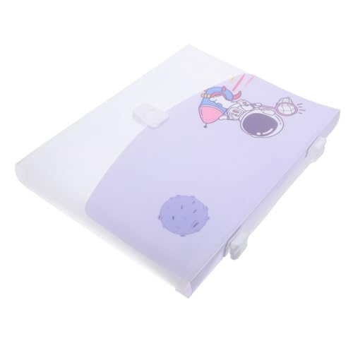 DIKACA Ordner Organpaket aktenkoffer aktentaschen papierorganiser Handheld-Dateiordner schnell hefter Veranstalter Bindemittel Aktenordner aus Kunststoff Grußkarten-Organizer Plastik Blue von DIKACA