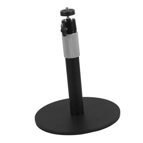 DIKACA Projektorhalterung Desktop -Projektorstand Boden Projektorständer höhenverstellbar Projektorständer für den Außenbereich Projektorregal Kohlenstofflegierter Schwarz von DIKACA