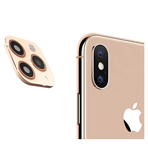 DIKKAR iPhone X/Xs/Xs Max Konvertieren Sie zu iPhone 11 Pro/11 Pro Max Objektivaufkleber, Kameraobjektivschutz für iPhone X/XS/XS Max, kratzfeste Hartglasfolie,Wechseln Sie zu neuem iPhone DIKKAR iPhone X/Xs/Xs Max Konvertieren Sie zu iPhone 11 Pro/11 Pro Max Objektivaufkleber, Kameraobjektivschutz für iPhone X/XS/XS Max, kratzfeste Hartglasfolie,Wechseln Sie zu neuem iPhone von DIKKAR