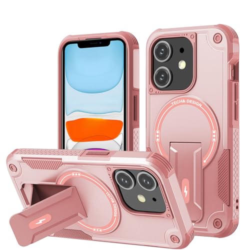 DIMIYER Panzerhülle für iPhone 11 Hülle mit Ständer, Heavy Duty Schutzhülle für iPhone 11 Hülle, Ganzkörper Militärischer Robust Stoßfest Handyhülle für iPhone 11 Case, 6,1 Zoll von DIMIYER