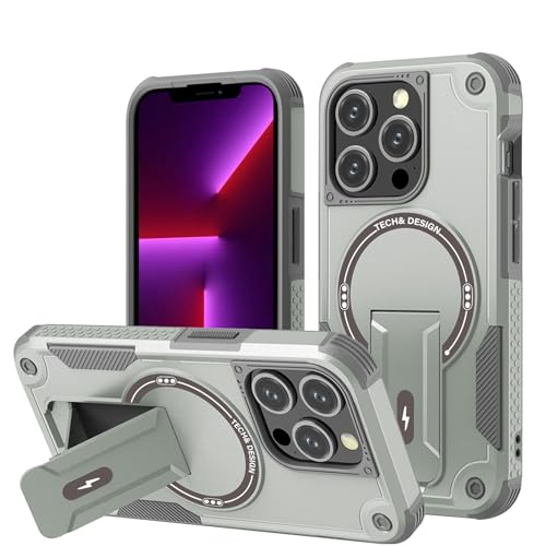DIMIYER Panzerhülle für iPhone 13 Pro Hülle mit Ständer, Heavy Duty Schutzhülle für iPhone 13 Pro Hülle, Ganzkörper Militärischer Robust Stoßfest Handyhülle für iPhone 13 Pro Case von DIMIYER
