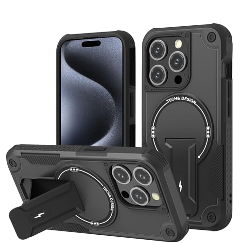 DIMIYER Panzerhülle für iPhone 15 Pro Hülle mit Ständer, Heavy Duty Schutzhülle für iPhone 15 Pro Hülle, Ganzkörper Militärischer Robust Stoßfest Handyhülle für iPhone 15 Pro Case, 6,1 Zoll DIMIYER Panzerhülle für iPhone 15 Pro Hülle mit Ständer, Heavy Duty Schutzhülle für iPhone 15 Pro Hülle, Ganzkörper Militärischer Robust Stoßfest Handyhülle für iPhone 15 Pro Case, 6,1 Zoll von DIMIYER