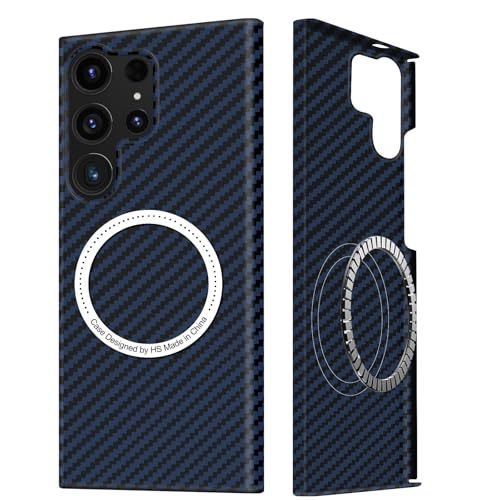 Kohlefaser für Samsung Galaxy S24 Ultra Hülle, Carbon Textur Handyhülle aus echter Aramidfaser, Ultradünne und leichte mit Magnetisch, Cover Case Tasche für Samsung S24 Ultra 5G Kohlefaser Design Kohlefaser für Samsung Galaxy S24 Ultra Hülle, Carbon Textur Handyhülle aus echter Aramidfaser, Ultradünne und leichte mit Magnetisch, Cover Case Tasche für Samsung S24 Ultra 5G Kohlefaser Design von DIMIYER