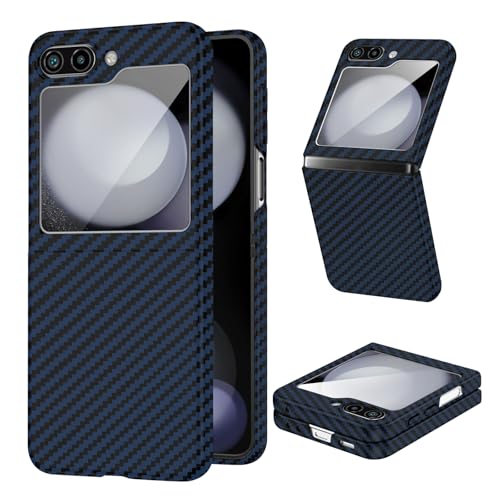 Kohlefaser für Samsung Galaxy Z Flip 5 Hülle, Carbon Textur Handyhülle aus echter Aramidfaser, Ultradünne und leichte, Cover Case Tasche für Samsung Flip 5 5G Hülle Carbon Kohlefaser Design Kohlefaser für Samsung Galaxy Z Flip 5 Hülle, Carbon Textur Handyhülle aus echter Aramidfaser, Ultradünne und leichte, Cover Case Tasche für Samsung Flip 5 5G Hülle Carbon Kohlefaser Design von DIMIYER