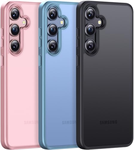 Matt Hülle für Samsung Galaxy A15 Hülle [Tolle Haptik] Stoßfeste Kratzfeste Schutzhülle (Anti-Fingerabdruck) Handyhülle für Samsung Galaxy A15 5G Hülle Matt Gefrostete Dünn Cover Case für Samsung A15 von DIMIYER