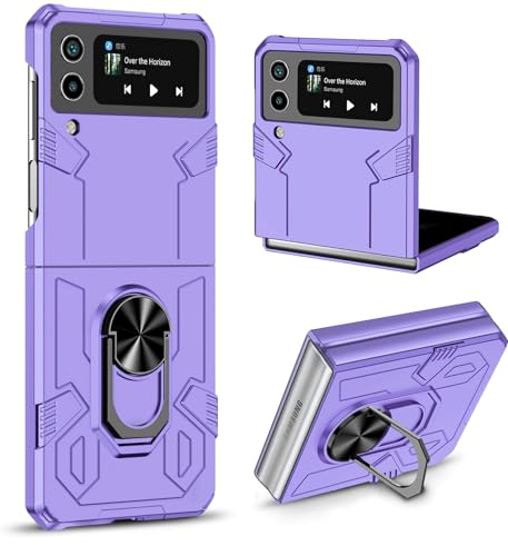 Panzerhülle für Samsung Galaxy Z Flip 4 Hülle mit Ständer, Heavy Duty Schutzhülle für Samsung Z Flip 4 Hülle, Ganzkörper Militärischer Robust Stoßfest Handyhülle für Samsung Flip 4 Case Panzerhülle für Samsung Galaxy Z Flip 4 Hülle mit Ständer, Heavy Duty Schutzhülle für Samsung Z Flip 4 Hülle, Ganzkörper Militärischer Robust Stoßfest Handyhülle für Samsung Flip 4 Case von DIMIYER