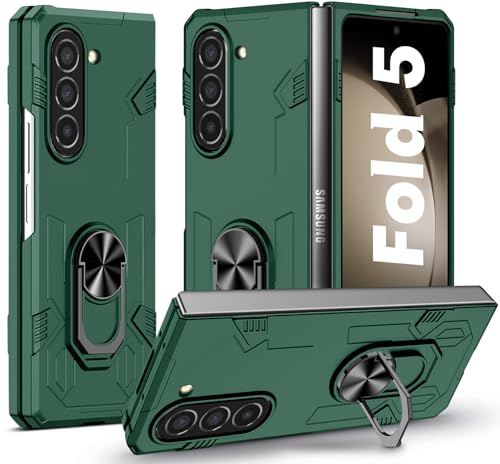 Panzerhülle für Samsung Galaxy Z Fold 5 Hülle mit Ständer, Heavy Duty Schutzhülle für Samsung Z Fold 5 Hülle, Ganzkörper Militärischer Robust Stoßfest Handyhülle für Samsung Fold 5 Case Panzerhülle für Samsung Galaxy Z Fold 5 Hülle mit Ständer, Heavy Duty Schutzhülle für Samsung Z Fold 5 Hülle, Ganzkörper Militärischer Robust Stoßfest Handyhülle für Samsung Fold 5 Case von DIMIYER