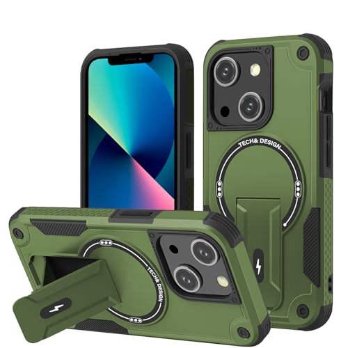 DIMIYER Panzerhülle für iPhone 13/für iPhone 14 Hülle mit Ständer, Heavy Duty Schutzhülle für iPhone 14/13 Hülle, Ganzkörper Militärischer Robust Stoßfest Handyhülle für iPhone 13/14 Case DIMIYER Panzerhülle für iPhone 13/für iPhone 14 Hülle mit Ständer, Heavy Duty Schutzhülle für iPhone 14/13 Hülle, Ganzkörper Militärischer Robust Stoßfest Handyhülle für iPhone 13/14 Case von DIMIYER
