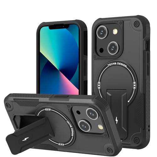DIMIYER Panzerhülle für iPhone 13/für iPhone 14 Hülle mit Ständer, Heavy Duty Schutzhülle für iPhone 14/13 Hülle, Ganzkörper Militärischer Robust Stoßfest Handyhülle für iPhone 13/14 Case DIMIYER Panzerhülle für iPhone 13/für iPhone 14 Hülle mit Ständer, Heavy Duty Schutzhülle für iPhone 14/13 Hülle, Ganzkörper Militärischer Robust Stoßfest Handyhülle für iPhone 13/14 Case von DIMIYER