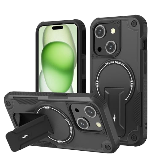 DIMIYER Panzerhülle für iPhone 15 Plus Hülle mit Ständer, Heavy Duty Schutzhülle für iPhone 15 Plus Hülle, Ganzkörper Militärischer Robust Stoßfest Handyhülle für iPhone 15 Plus Case, 6,7 Zoll DIMIYER Panzerhülle für iPhone 15 Plus Hülle mit Ständer, Heavy Duty Schutzhülle für iPhone 15 Plus Hülle, Ganzkörper Militärischer Robust Stoßfest Handyhülle für iPhone 15 Plus Case, 6,7 Zoll von DIMIYER