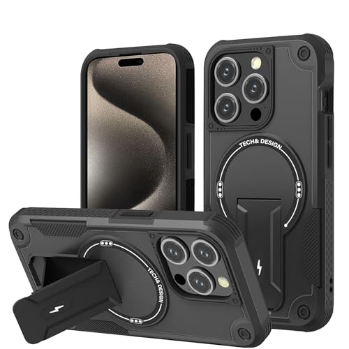 Panzerhülle für iPhone 15 Pro Max Hülle mit Ständer, Heavy Duty Schutzhülle für iPhone 15 Pro Max Hülle, Ganzkörper Militärischer Robust Stoßfest Handyhülle für iPhone 15 Pro Max Case, 6,7 Zoll Panzerhülle für iPhone 15 Pro Max Hülle mit Ständer, Heavy Duty Schutzhülle für iPhone 15 Pro Max Hülle, Ganzkörper Militärischer Robust Stoßfest Handyhülle für iPhone 15 Pro Max Case, 6,7 Zoll von DIMIYER