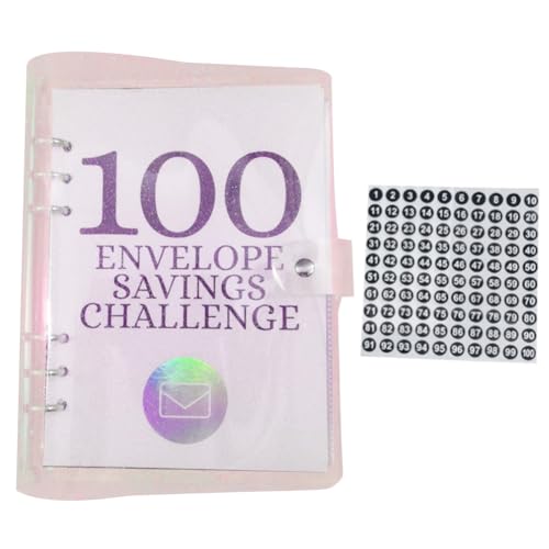 DINESA 100 Tage Herausforderung Geld sparen Binder 100 Umschläge Geld sparen Herausforderung: ein lustiger und einfacher Budgetplaner von DINESA
