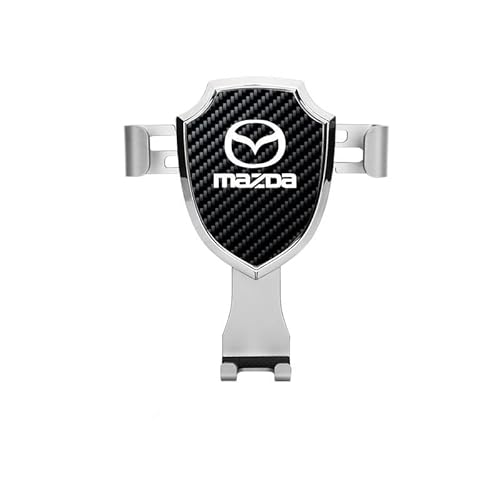 DINGDAA Handyhalterung Auto für Mazda CX-5/Mazda CX-50, Belüftungsöffnungen Handyhalter Drehbare KFZ Handy Halterung Auto Zubehör,Silver DINGDAA Handyhalterung Auto für Mazda CX-5/Mazda CX-50, Belüftungsöffnungen Handyhalter Drehbare KFZ Handy Halterung Auto Zubehör,Silver von DINGDAA