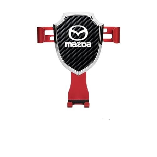 DINGDAA Handyhalterung Auto für Mazda CX-5 CX5 2015-2020 2021 2022 2023, Belüftungsöffnungen Handyhalter Drehbare KFZ Handy Halterung Auto Zubehör,Red DINGDAA Handyhalterung Auto für Mazda CX-5 CX5 2015-2020 2021 2022 2023, Belüftungsöffnungen Handyhalter Drehbare KFZ Handy Halterung Auto Zubehör,Red von DINGDAA