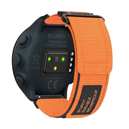 DINGK Armband für Suunto Core, Armbänder Nylon Weave Armband Verstellbares Sports Weiches Atmungsaktiv Ersatzarmband Kompatibel mit Suunto Core Uhrenarmbänder (A) von DINGK