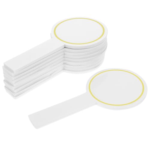 6Stücke Handheld Whiteboard Paddel Wiederverwendbare Anzeigetafeln für Spiele Abstimmungen und Wertungen Leicht zu Beschriften Reinigen 6Stücke Handheld Whiteboard Paddel Wiederverwendbare Anzeigetafeln für Spiele Abstimmungen und Wertungen Leicht zu Beschriften Reinigen von DINHEAROM