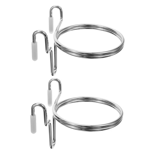 DINHEAROM 2 Stück Getränkehalter Für Den Einkaufswagen Großer Getränkehalter Becherspender Tragbare Getränkehalter Für Getränke Reling Topfhalter Silver Kohlenstoffstahl Wiederverwendbar DINHEAROM 2 Stück Getränkehalter Für Den Einkaufswagen Großer Getränkehalter Becherspender Tragbare Getränkehalter Für Getränke Reling Topfhalter Silver Kohlenstoffstahl Wiederverwendbar von DINHEAROM