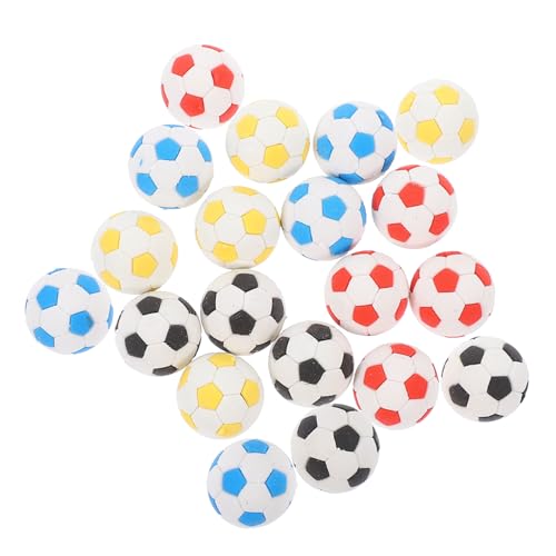 DINHEAROM 20Stücke Fußball Radiergummis Mini Radierer für Lustige Kawaii Radiergummi Figuren Studentenzubehör oder Schulgeschenk für Kreatives Lernen DINHEAROM 20Stücke Fußball Radiergummis Mini Radierer für Lustige Kawaii Radiergummi Figuren Studentenzubehör oder Schulgeschenk für Kreatives Lernen von DINHEAROM
