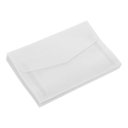 DINHEAROM 25 Stück Pergamin-papierumschläge, Durchsichtige Münzsammelumschläge, Ticket-stempel-kartenbeutel Für Hochzeitszubehör, Grußkarten DINHEAROM 25 Stück Pergamin-papierumschläge, Durchsichtige Münzsammelumschläge, Ticket-stempel-kartenbeutel Für Hochzeitszubehör, Grußkarten von DINHEAROM