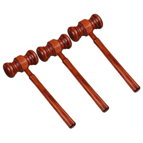 DINHEAROM 3Stücke Richterhammer aus Holz Langlebiger Auktionshammer für Anwälte Richter und Auktionatoren für Aufführungen Hervorragende Verarbeitung DINHEAROM 3Stücke Richterhammer aus Holz Langlebiger Auktionshammer für Anwälte Richter und Auktionatoren für Aufführungen Hervorragende Verarbeitung von DINHEAROM