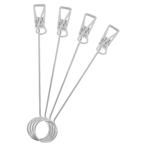 DINHEAROM 4pcs Metall Doppelköpfe Memo-clips Multifunktionskartenhalter Für Fotos Für Fotos Blumenkarten Sichern Fotolehalter Clips Für Büroschule Und Zuhause von DINHEAROM