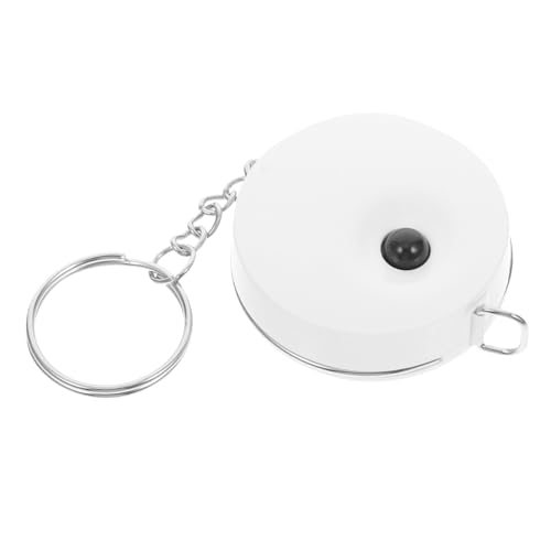 DINHEAROM Maßband für den Schlüsselanhänger Häkelzubehör Nähzubehör Maßband klein Maßband-Schlüsselanhänger Keychain -Messband kleines Messband Taillenmaßband Abs Weiß DINHEAROM Maßband für den Schlüsselanhänger Häkelzubehör Nähzubehör Maßband klein Maßband-Schlüsselanhänger Keychain -Messband kleines Messband Taillenmaßband Abs Weiß von DINHEAROM