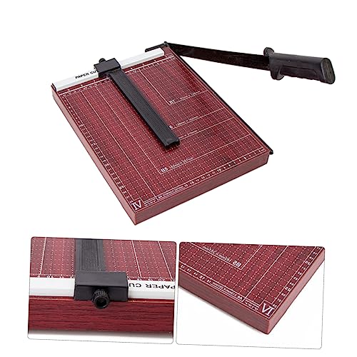 DINHEAROM Papierschneider für Zuhause Foto Guillotine Handwerksmaschine mit Stabiler Metallbasis Präzisen Schnitten und Einfacher Handhabung für Büro Schule und Kreative Projekte DINHEAROM Papierschneider für Zuhause Foto Guillotine Handwerksmaschine mit Stabiler Metallbasis Präzisen Schnitten und Einfacher Handhabung für Büro Schule und Kreative Projekte von DINHEAROM