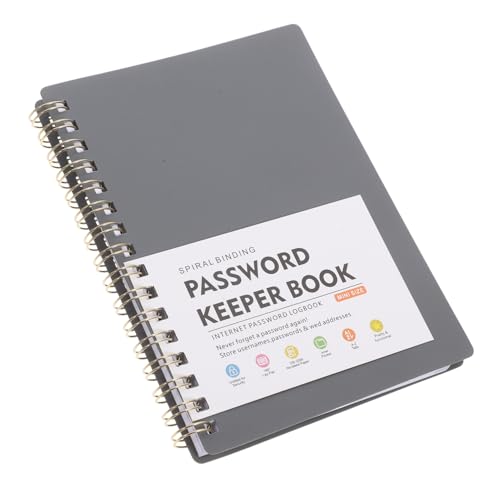 DINHEAROM Passwort Notizbuch Kompaktes Passwortbuch mit Alphabetischen Tabs Organisierter Passwort Manager für Websites und Adressen Vielseitig Einsetzbar von DINHEAROM