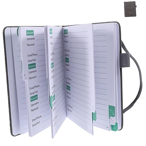 DINHEAROM Tragbares Kontaktbuch mit Register für Telefonnummern Adressen und Notizen für Organisation Ihrer und Vielseitige Nutzung von DINHEAROM
