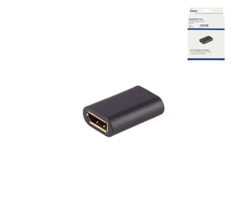 DINIC DisplayPort 1.2 Verbinder, 4K60Hz schwarz von DINIC