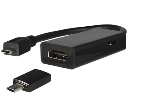 DINIC MHL (Micro USB) Stecker auf HDMI Buchse, 0,2m von DINIC