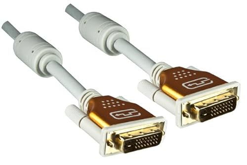 DINIC Premium DVI Kabel DVI-D Stecker auf Stecker, 10m von DINIC