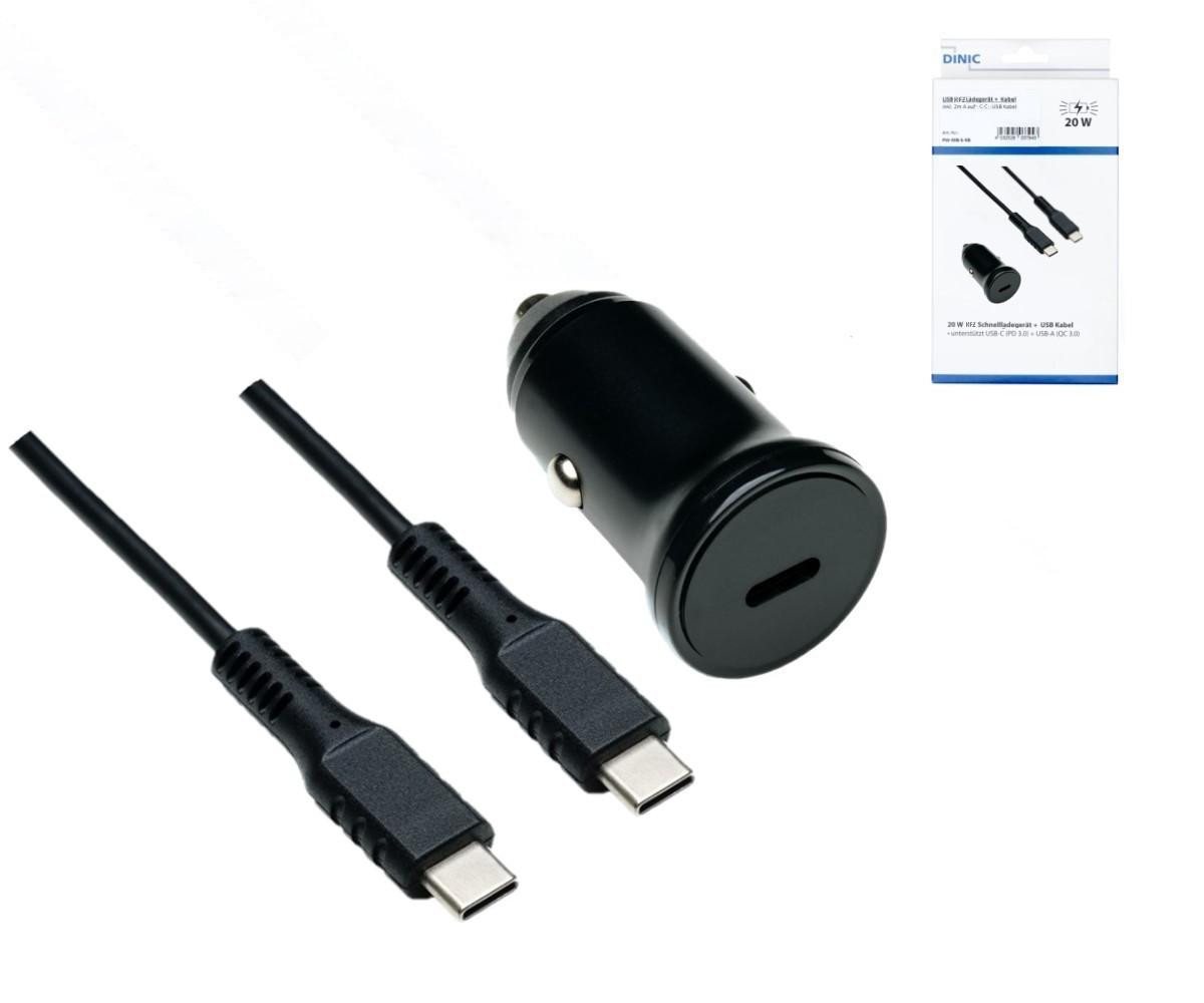 DINIC USB KFZ 20W C Schnellladegerät Smartphone-Ladegerät von DINIC