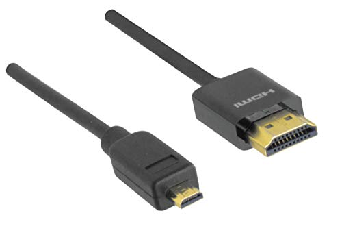 Dinic 2 m HDMI/Micro-HDMI 2 m HDMI Micro-HDMI schwarz Kabel HDMI von DINIC