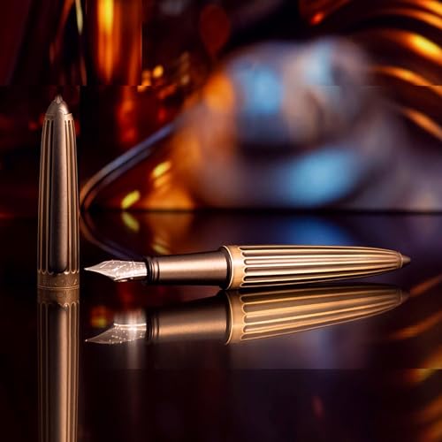 DIPLOMAT Füllhalter Aero Oxyd Messing EF/Schwarz/Handgefertigt/Mit Geschenkbox/Füller Fountain Pen/Füllfederhalter DIPLOMAT Füllhalter Aero Oxyd Messing EF/Schwarz/Handgefertigt/Mit Geschenkbox/Füller Fountain Pen/Füllfederhalter von DIPLOMAT