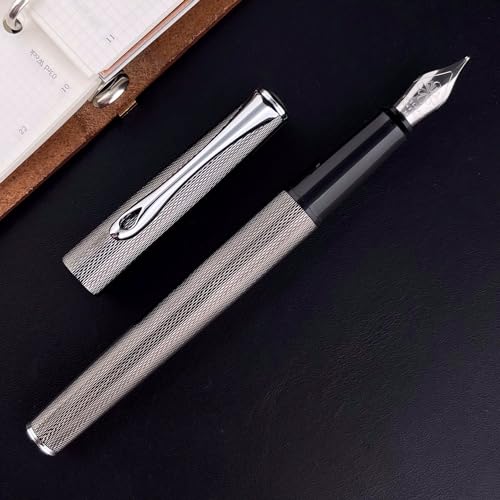 DIPLOMAT Füllhalter Esteem black Barley Feder F/Handgefertigt/mit Geschenkbox/Füllhalter Füller Fountain Pen/Füllfederhalter/Farbe: Schwarz von DIPLOMAT