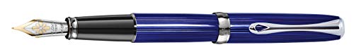 DIPLOMAT - Füllhalter Excellence A2 Skyline blau 14 kt - Schick und elegant - Lange Lebensdauer - Funkelndes Blau - 5 Jahre Garantie von DIPLOMAT