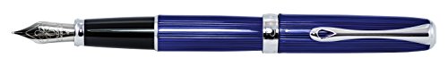 DIPLOMAT - Füllhalter Excellence A2 Skyline blau - Schick und elegant - Lange Lebensdauer - Funkelndes Blau - 5 Jahre Garantie von DIPLOMAT