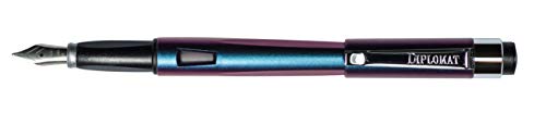 DIPLOMAT - Füllhalter Magnum John Doe - Schick und elegant - 2-Jahre-Garantie - Violett mit Farbnuancen, je nach Belichtung von DIPLOMAT