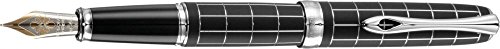 Diplomat D40101018 A plus Rhomb Guilloche lapis Füllfederhalter mit 14 ct Breitfeder, schwarz Diplomat D40101018 A plus Rhomb Guilloche lapis Füllfederhalter mit 14 ct Breitfeder, schwarz von DIPLOMAT