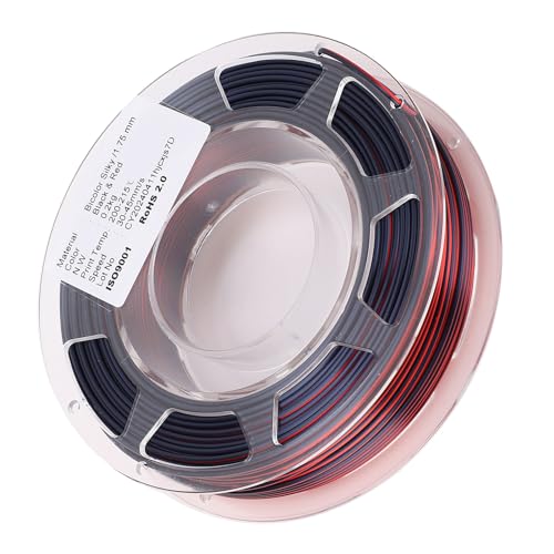 3D -Drucker -PLA -Filament 1,75 mm Spool -Bündel 200G Druckverbrauchsneigung Schwarz Rot für hohe Festigkeits- und Haltbarkeitsobjekte mit hervorragender Leistung, die mit den 3D -Drucker -PLA -Filament 1,75 mm Spool -Bündel 200G Druckverbrauchsneigung Schwarz Rot für hohe Festigkeits- und Haltbarkeitsobjekte mit hervorragender Leistung, die mit den von DIRBAK