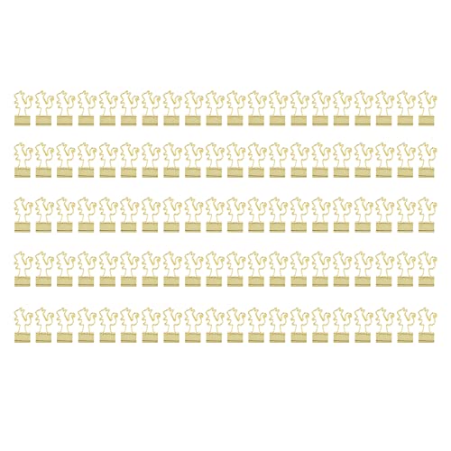 Clips Gold Tierform Starke Klemmkraft Metall Langschwanz Clips für Office School -Versorgung 100 Stcs Clips Gold Tierform Starke Klemmkraft Metall Langschwanz Clips für Office School -Versorgung 100 Stcs von DIRBAK