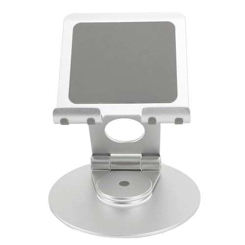 DIRBAK Handyhalter für den Schreibtisch, höhenverstellbar, großer Metallsockel, Leseständer, Tablet-Ständer, Stabiler, langlebiger Telefon-Schreibtischhalter für die Arbeit im von DIRBAK