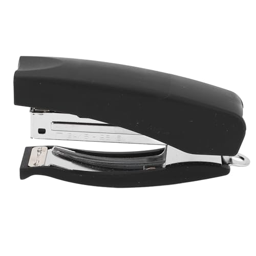 Desktop Stapler Ergonomisches Design leistungsstarker Bindungsmotor Dual -Nutzungsmodi für Büroschule Plastikmetallkonstruktion (Black) von DIRBAK