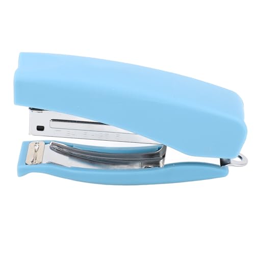 Desktop Stapler Ergonomisches Design leistungsstarker Bindungsmotor Dual -Nutzungsmodi für Büroschule Plastikmetallkonstruktion (Light Blue) von DIRBAK