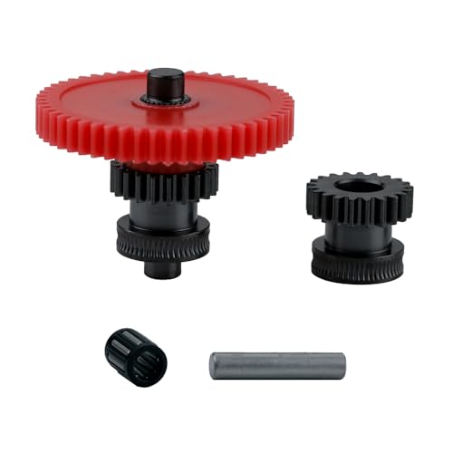 Härterstahl Extruder -Zahnradkit für die Neptun 4 -Serie 3D -Drucker DLC -Nano -Beschichtung Härterstahl Extruder Dual Gear und Pom Gear Kit für Neptun 4 Pro Plus Max von DIRBAK